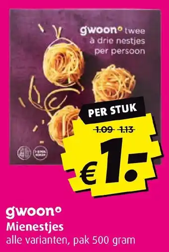 Boni gwoon Mienestjes aanbieding