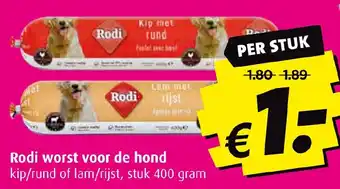 Boni Rodi worst voor de hond aanbieding