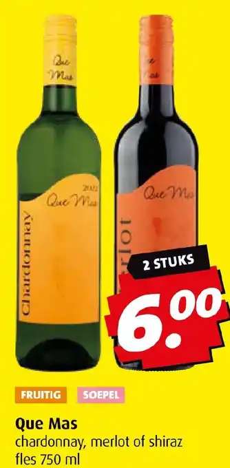 Boni Que Mas 750ml aanbieding