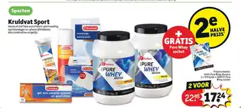 Kruidvat Kruidvat Sport 100% Pure Whey Banana 2 x 670 g + GRATIS Pure Whey Sachet aanbieding