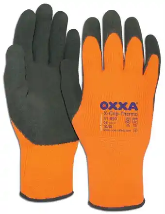 Welkoop Werkhandschoenen thermo x-grip - oranje aanbieding