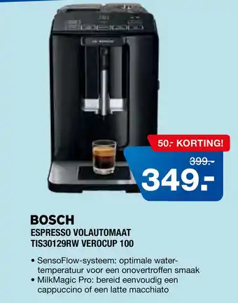 Electroworld Bosch Espresso Volautomaat Tis30129Rw Verocup 100 aanbieding