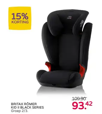 Prenatal BRITAX RÖMER KID II BLACK SERIES aanbieding