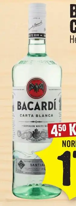 Super Dirck 3 Bacardi carta blanca Hele liter aanbieding