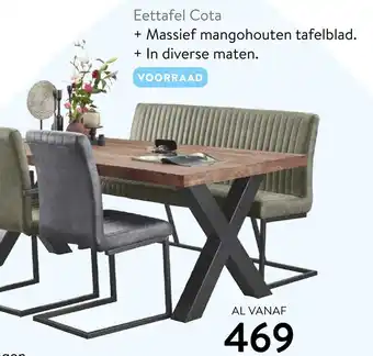 Profijt Meubel Eettafel Cota aanbieding