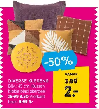 Xenos Diverse kussens 45 cm aanbieding