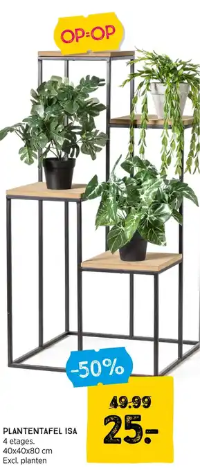 Xenos Plantentafel Isa aanbieding