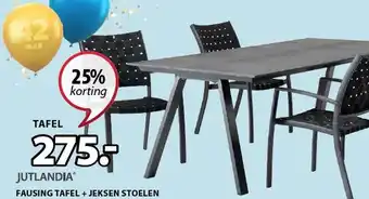 Jysk Fausing tafel aanbieding