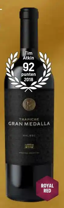 Gall & Gall Trapiche Gran Medalla Malbec aanbieding