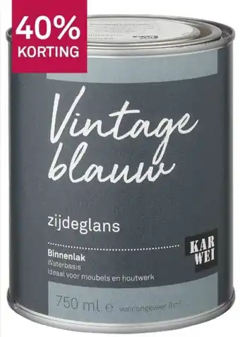 Karwei Karwei binnenlak zijdeglans aanbieding
