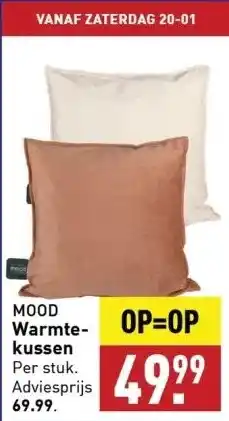 ALDI Mood warmtekussen aanbieding