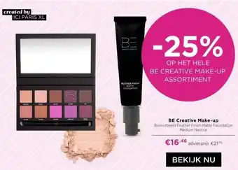 ICI Paris XL Be creative make-up aanbieding