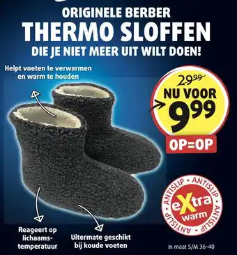 Lucovitaal Originele berber thermo sloffen aanbieding