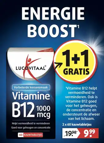 Lucovitaal Energie boost 1 aanbieding