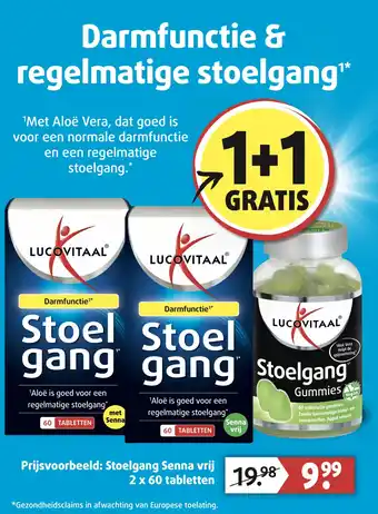 Lucovitaal Darmfunctie & regelmatige stoelgang aanbieding