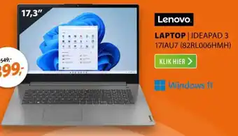 Expert Lenovo LAPTOP , IDEAPAD 3 17IAU7 aanbieding