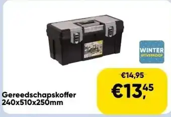 Toolstation Gereedschapskoffer 240x510x250mm aanbieding