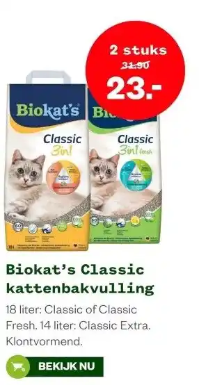 Welkoop Kattenbakvulling aanbieding