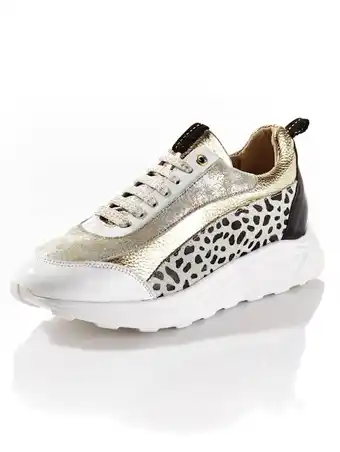 Klingel Sneaker alba moda wit/goudkleur aanbieding