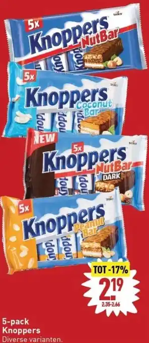 ALDI 5-pack knoppers aanbieding