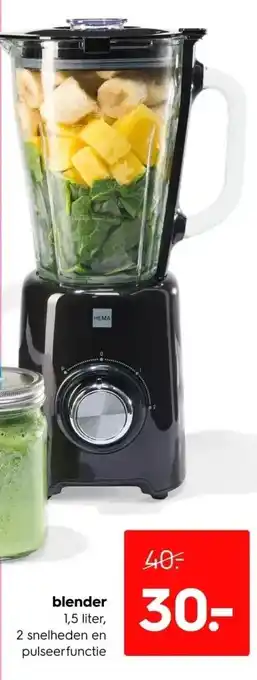 HEMA blender 1,5 liter aanbieding