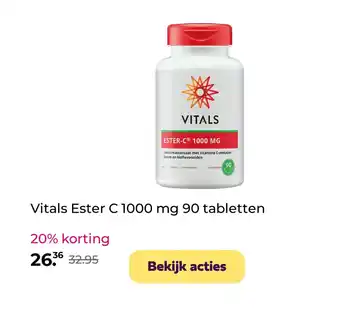 Plein.nl Vitals Ester C 1000 mg 90 tabletten aanbieding