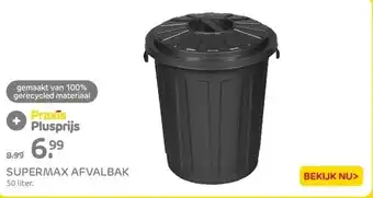 Praxis Supermax afvalbak aanbieding