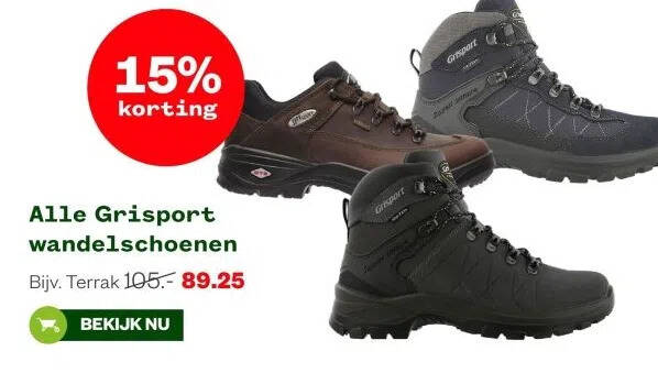 Welkoop discount wandelschoenen heren