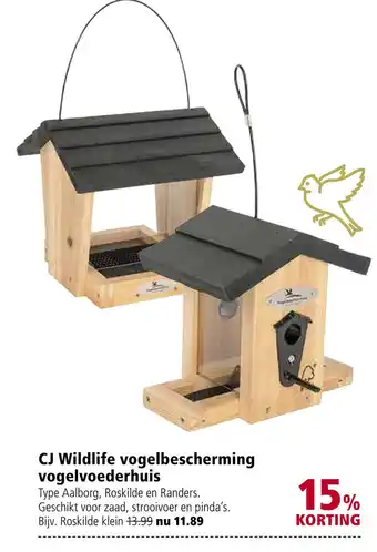 Welkoop Cj wildlife vogelbescherming vogelvoederhuis aanbieding