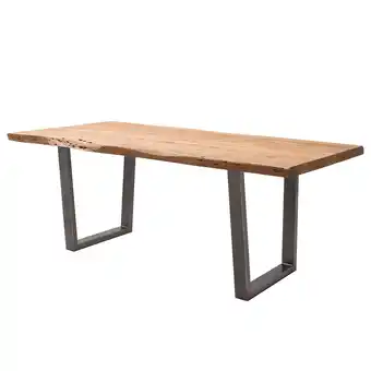 Home24 Houten eettafel met boomrand kapra aanbieding