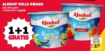 MCD Supermarkt Almhof volle kwark aanbieding