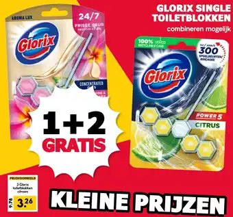 MCD Supermarkt Glorix single toiletblokken aanbieding