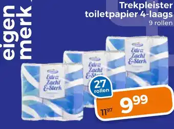 Trekpleister Trekpleister toiletpapier 4-laags aanbieding