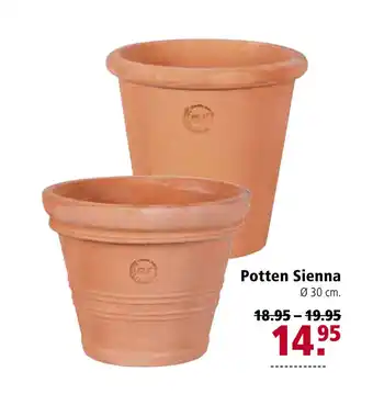 Welkoop Potten sienna aanbieding