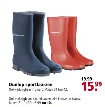 Welkoop Dunlop sportlaarzen aanbieding