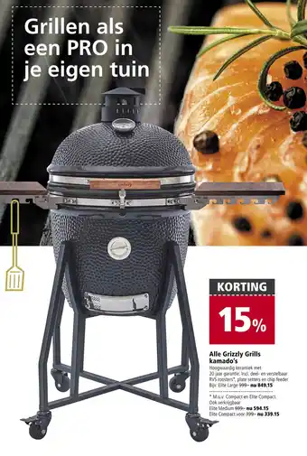 Welkoop Alle Grizzly grills kamado's vanaf aanbieding