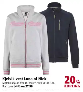 Welkoop Kjelvik vest luna of niek aanbieding