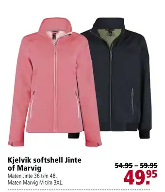 Welkoop Kjelvik softshell jinte of marviq aanbieding