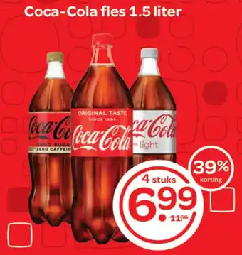 Spar Coca-Cola fles 1.5 liter aanbieding