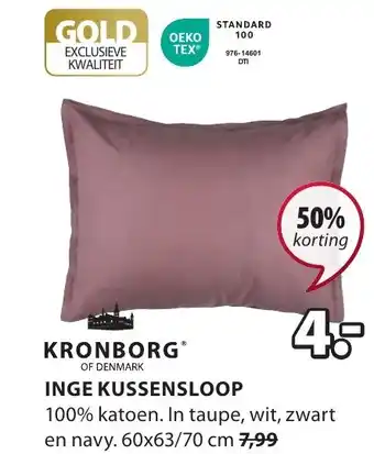 Jysk KRONBORG INGE KUSSENSLOOP aanbieding