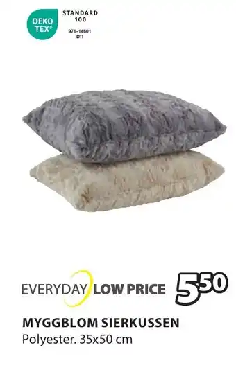 Jysk MYGGBLOM SIERKUSSEN aanbieding