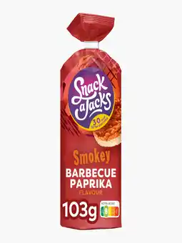 Flink Snack a jacks bbq paprika rijswafels 103g aanbieding