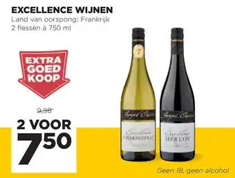 Jumbo Excellence Wijnen 2*750ml aanbieding