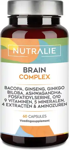 Amazon Nootropisch hersensupplement - geheugen - concentratie - energie - concentratie - ginkgo biloba - bacopa monnieri - choline l aanbieding