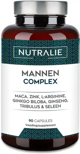 Amazon Vitaminen mannen - maca, ginseng, tribulus terrestris, l'arginina, ginkgo biloba | 90 man capsules nutralie aanbieding