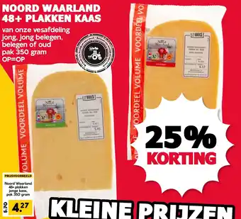 De Boerenschuur NOORD WAARLAND 48+ PLAKKEN KAAS aanbieding