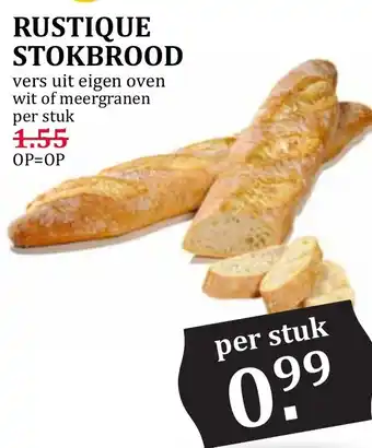 De Boerenschuur RUSTIQUE STOKBROOD aanbieding