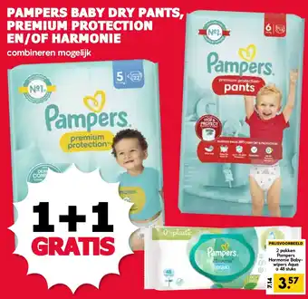 De Boerenschuur PAMPERS BABY DRY PANTS, PREMIUM PROTECTION EN/OF HARMONIE aanbieding