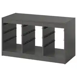 IKEA Trofast Basiselement, grijs, 99x44x56 cm aanbieding