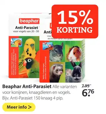 Boerenbond Beaphar anti-parasiet aanbieding